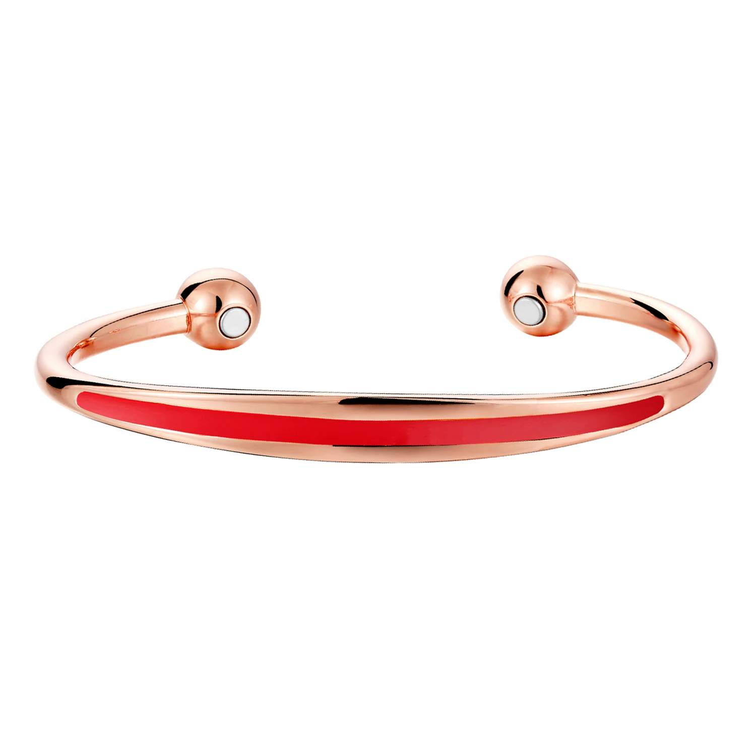 OKtrendy Enamel Handmade Romantic Copper Bracelet For Women Copper Cuff Bangle Charm Jewelry Lover Party Gift