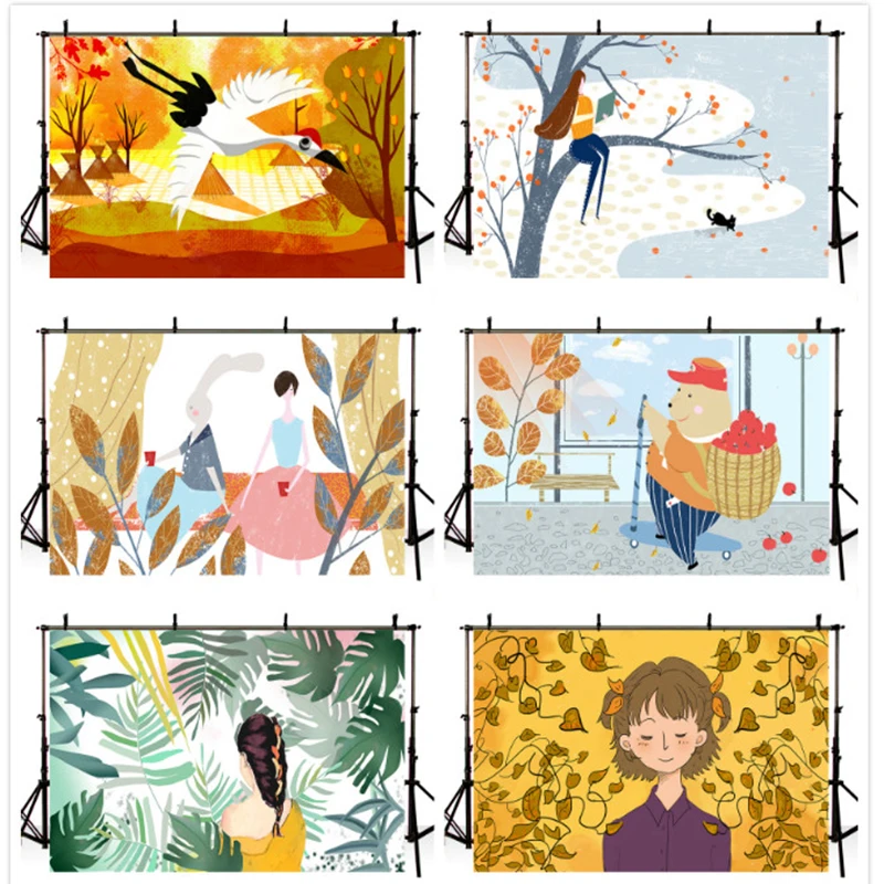 Фон для фотосъемки с изображением листьев и леса | Электроника