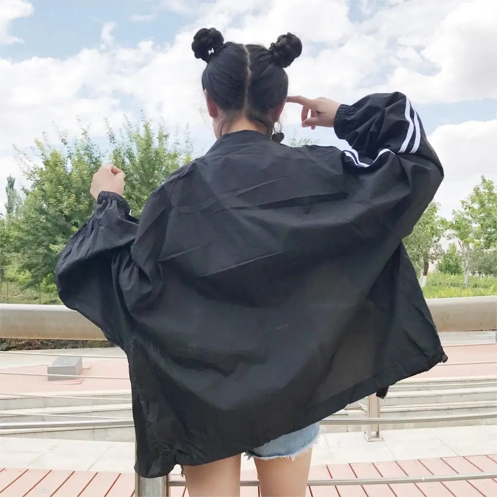 Солнцезащитная бейсбольная форма новая Корейская Harajuku bf ветровка Свободная куртка с карманами Женское пальто весна осень ветровка Топы женские
