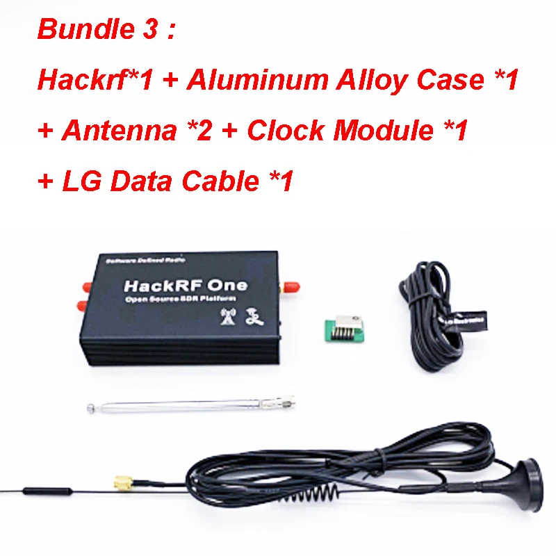Комплект 3 HackRF One 1 МГц до 6 ГГц с открытым исходным кодом программное обеспечение радио платформа макетная плата RTL SDR демонстрационная плата комплект ключ приемник Ham радио - Комплект: Комплект 3