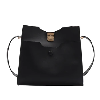 

2020 Fashion Trend Women Solid Classic Simple Shoulder Bags Large Capacity Texture Waterproof Composite Handbags Tote Satchel