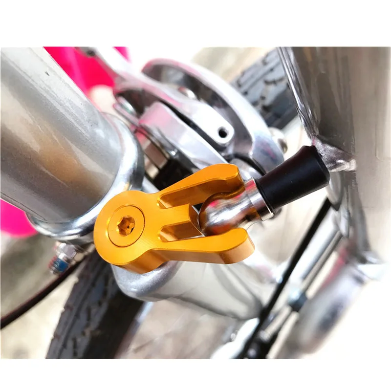 1 pcs Titanium Alloy Handlebar Catch Ball for Brompton Folding Bike folding frame ultralight Ti bicycle parts