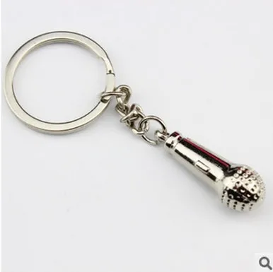 Брелок в виде микрофона KTV настраиваемый металлический креативный Подарочный Брелок для ключей отправить PA Mak мужские и женские друзья GX-153