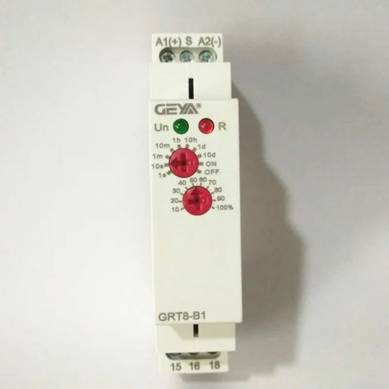 1 шт. DIN Rail 16A 12V 24V 220V SPDT задержка выключения таймер GRT8 B AC230V или переменного тока/DC12