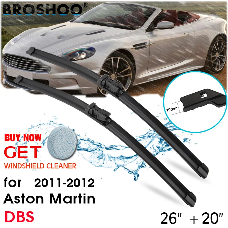 Spazzola Tergicristallo Per Auto Finestra Anteriore Tergicristalli Spazzole Accessori Auto Per Aston Martin Dbs 26 "20" 2011-2012