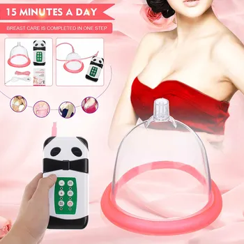 

Electric Breast Massager Enlargement Augmenter Chest Enhancing Massage Silicone Vacuum Pump USB Charging 3 Gears Adjustment