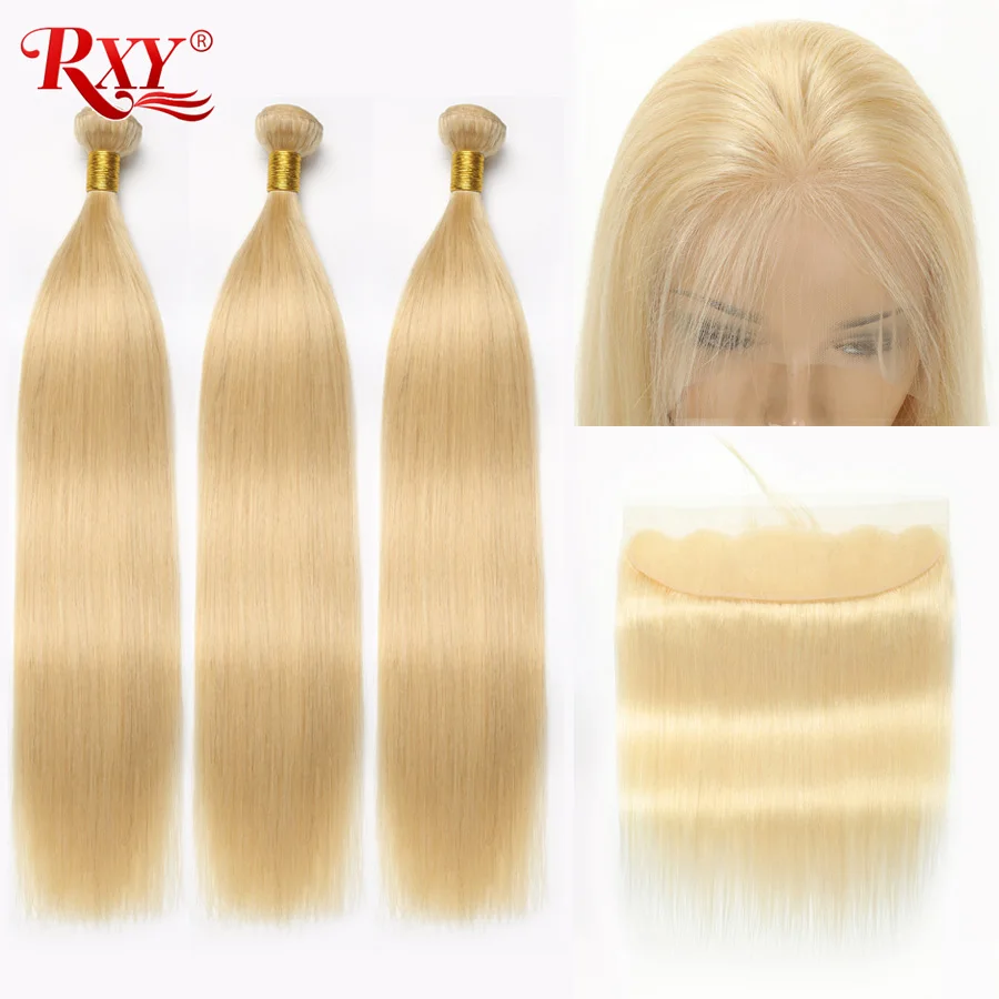 613-Bundles-With-Frontal-Brazilian-Straight-Human-Hair-
