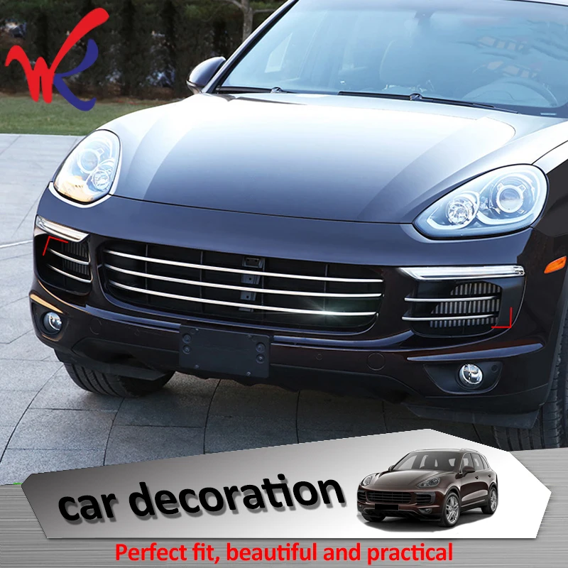 Крышка передней решетки радиатора для Porsche Cayenne 2015 2016 2017|trim cover|front grill covergrill trim |