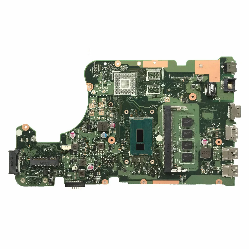 

For ASUS X555LA X555LAB Laptop Motherboard With SR23Y I5-5200U 4GB RAM 60NB0650-MB7710 X555LD REV:3.3 100% working
