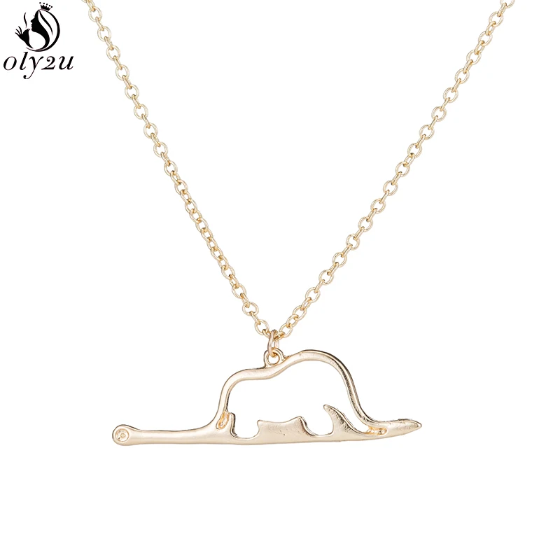 Fashion Necklace Fashion Little Prince Necklaces Women Movie Jewelry Cute Le Petit Prince Charms Necklace Snake Elephant Accessories Gift