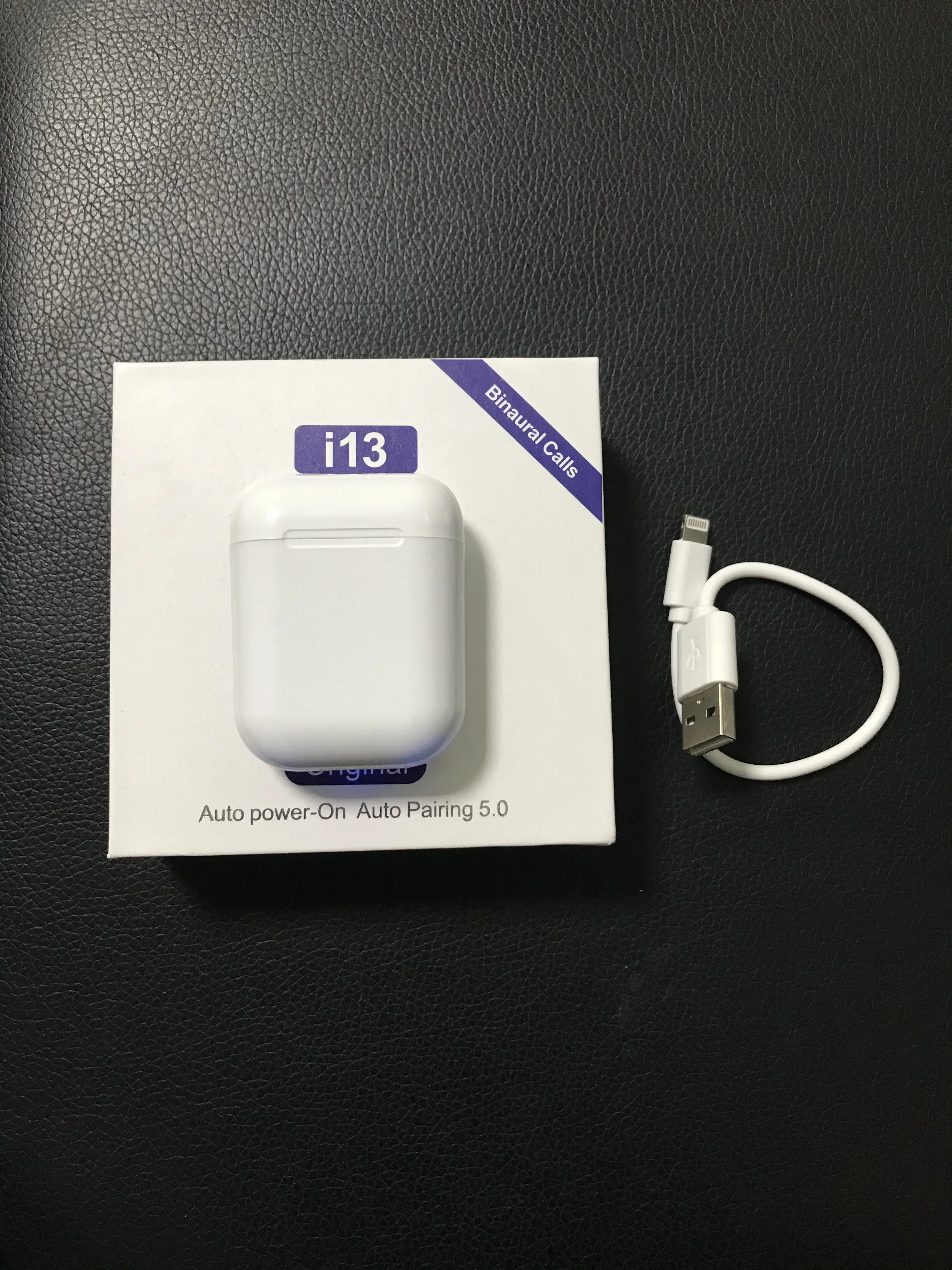 

i13 TWS 1:1 real size Wireless Bluetooth 5.0 3D super bass earphone Touch control pk i10 i11 i12 i14 i15 tws for iphone andriod