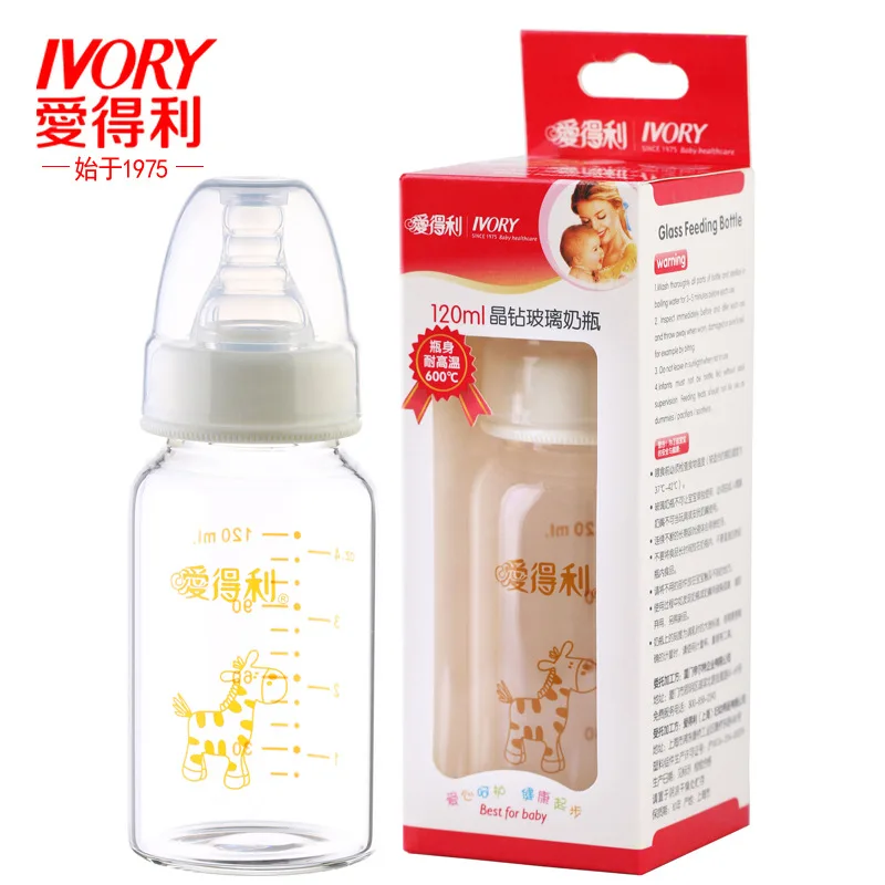

Love Profit Crystal Diamond Glass Feeding Bottles Y1018 High-temperature Resistant/Anti Choking BABY'S Feeding Bottle Newborns F