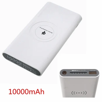 

DIY 10000mAh Qi Wireless Charger Power Bank External Battery Wireless Fast Charging Powerbank for iPhone/Huawei No Battery