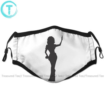 

Rupaul Mouth Face Mask RuPaul Silhouette Facial Mask Funny Kawai with 2 Filters for Adult