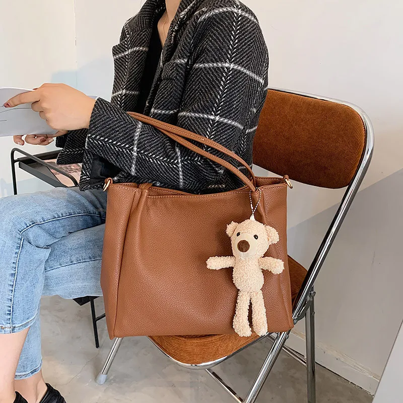 

2020 New Pu Leather Handbag Trend Women Shoulder Bags Fashion Casual Messenger Bags Portable Large Capacity Ladies Crossbody Bag