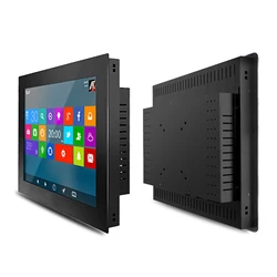 Mini tablette PC industrielle intégrée de 17.3 pouces, écran tactile résistif tout en un avec rs 232 COM pour win 10 Pro, 1366x768 