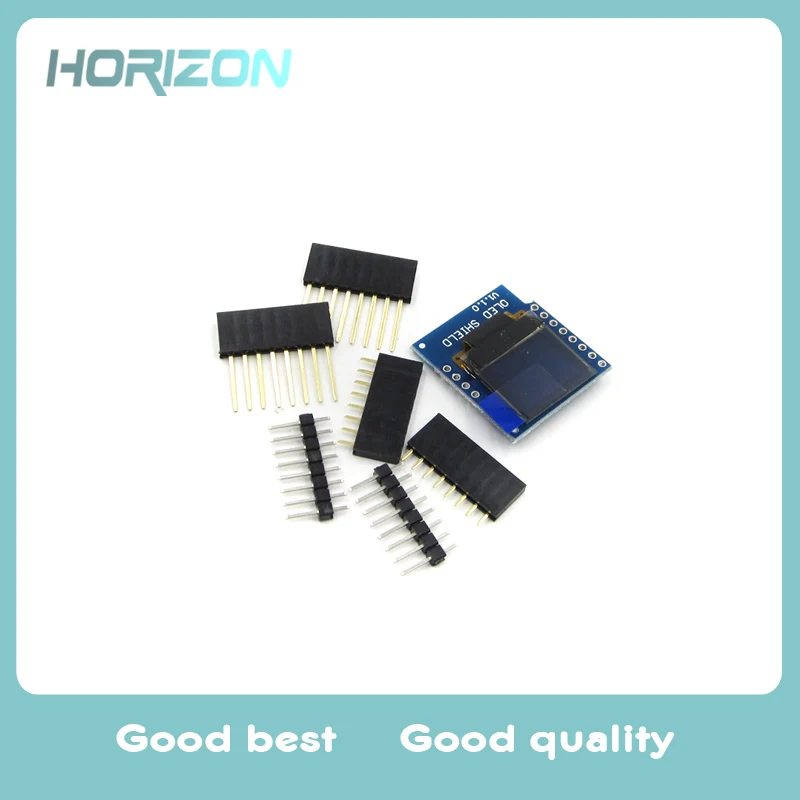 Новый Wemos O светодиодный 64X48 IIC I2C 0 66 &quotдюймовый ЖК-дисплей дисплей щит для Arduino