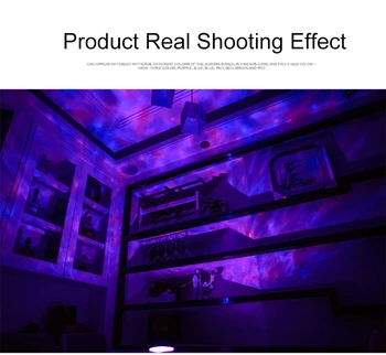 

12LED Remote Control Undersea Projector Lamp,7 Color Changing Music Player Projector Light For Kids Bedroom Room Decoration