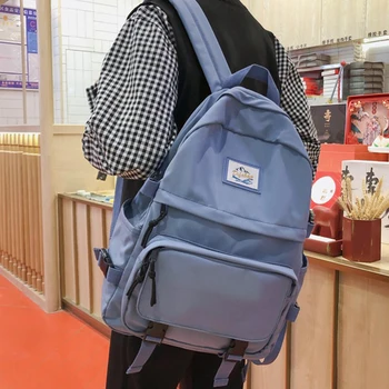 

Waterproof Nylon Women Backpacks Fashion Travel Laptop Backpack School Bags for Teenage Girl Bookbag Student College Bags Trendy
