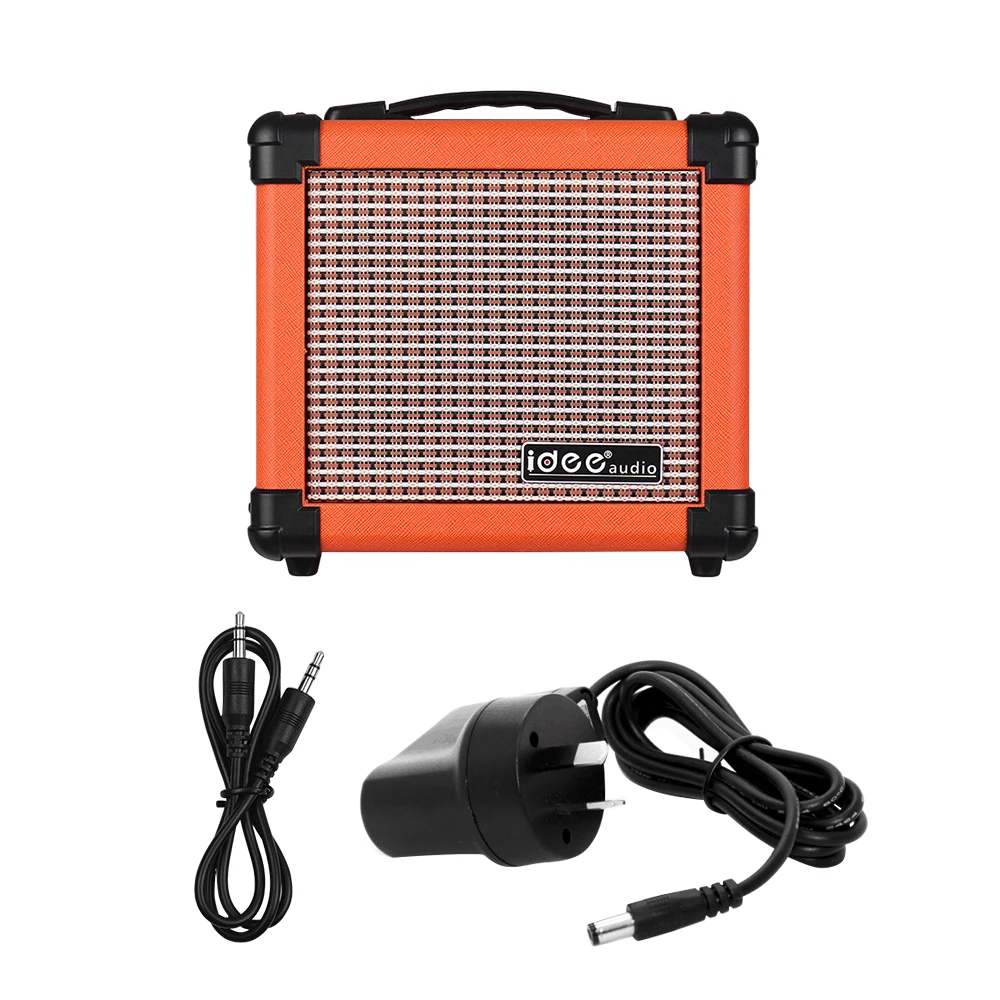 

IDEEAUDIO MA-1 Mini High-quality Portable Desktop Electric Guitar Speaker Amplifier Adjustable Channels Combo Amp Orange
