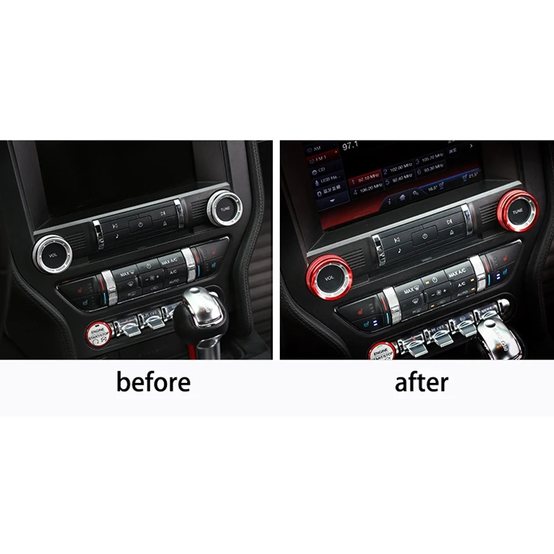 Car Air Conditioner Adjuster Trims for Ford Mustang Generation