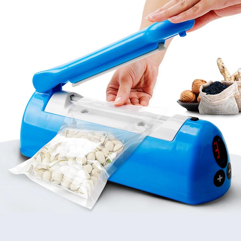 

JuneJour Heat Sealing Machine Impulse Sealer Seal Packing Poly Element Plastic Bag US Shipping Household Vacuum