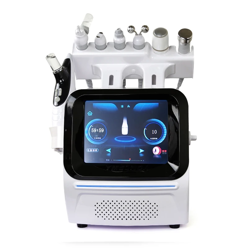 New small bubble facial machine 7 in 1 microdermabrasion deep clean jet peel exfoliating blackhead remover
