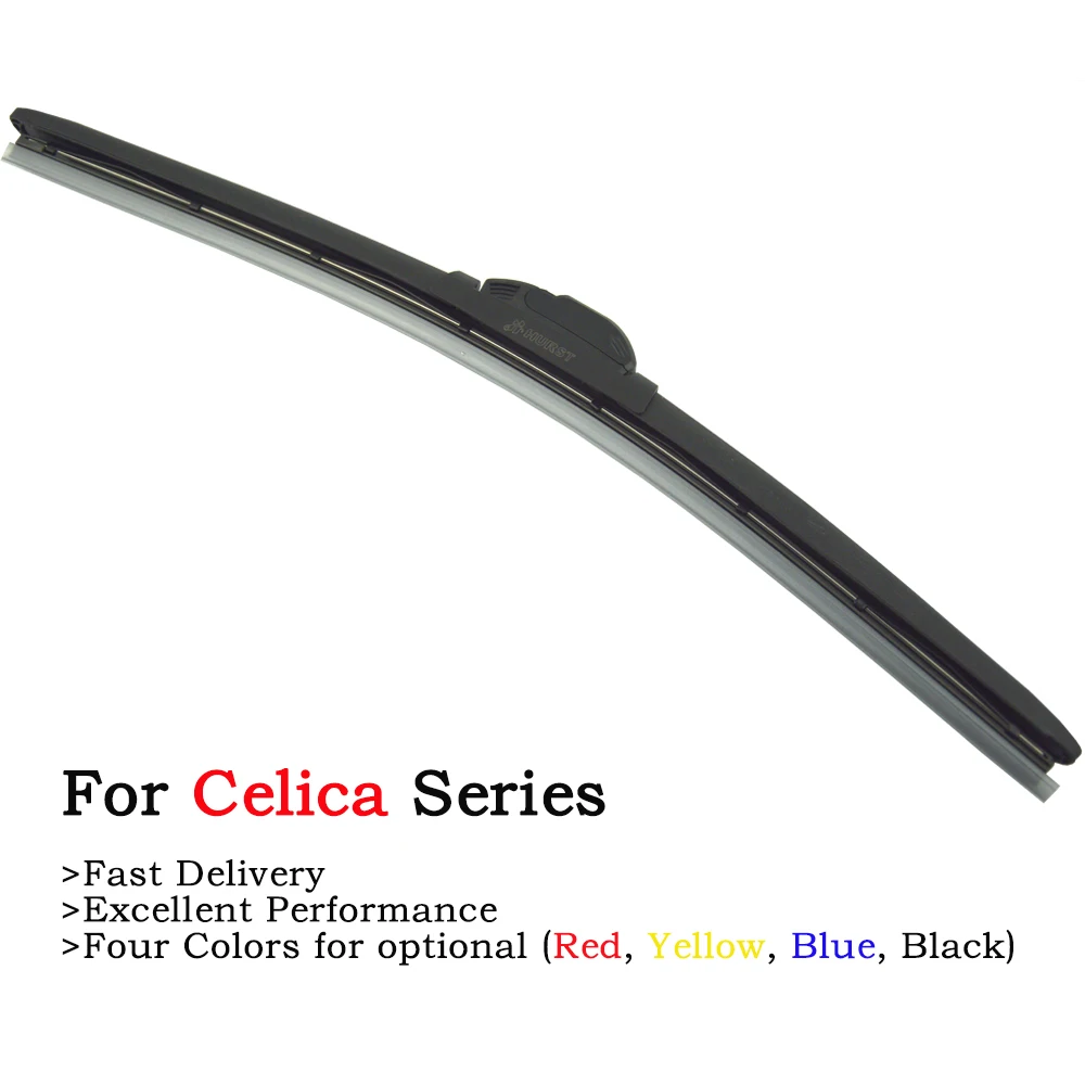 

2Pcs Colored Frameless Wiper Blade For Toyota Celica T210 T230 1993-2006 Four Color Windscreen Winter Wipers With Natrual Rubber