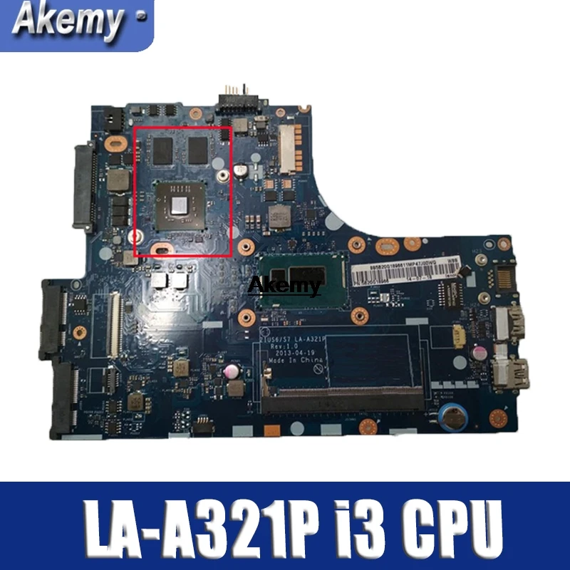 

Akemy Lenovo S410 m40-70 s40-70 notebook PC motherboard la-a321p motherboard cpu.i3 4010U hd8570m 1G 100% Test OK