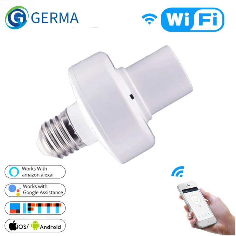 Smart Bulb Wifi Adapter Google Smart Light Bulb Adapter Alexa Smart Light Bulb Aliexpress
