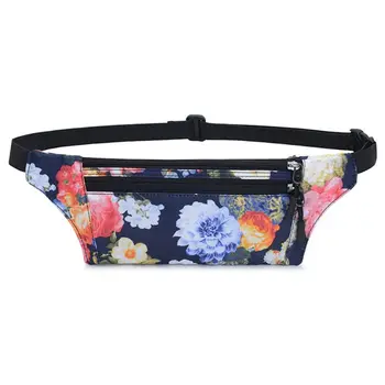 

Floral WoMan Waist Fanny Pack Belt Shoulder Bags Travel Hip Bum Bag Purse Chest Phone Pouch
