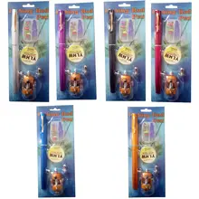 1.6m Fishing Rod Reel Combo Mini Pen Shape fishing rod pocket fishing Telescopic Pole Baitcast Wheel Lure Float Rest Fishhook