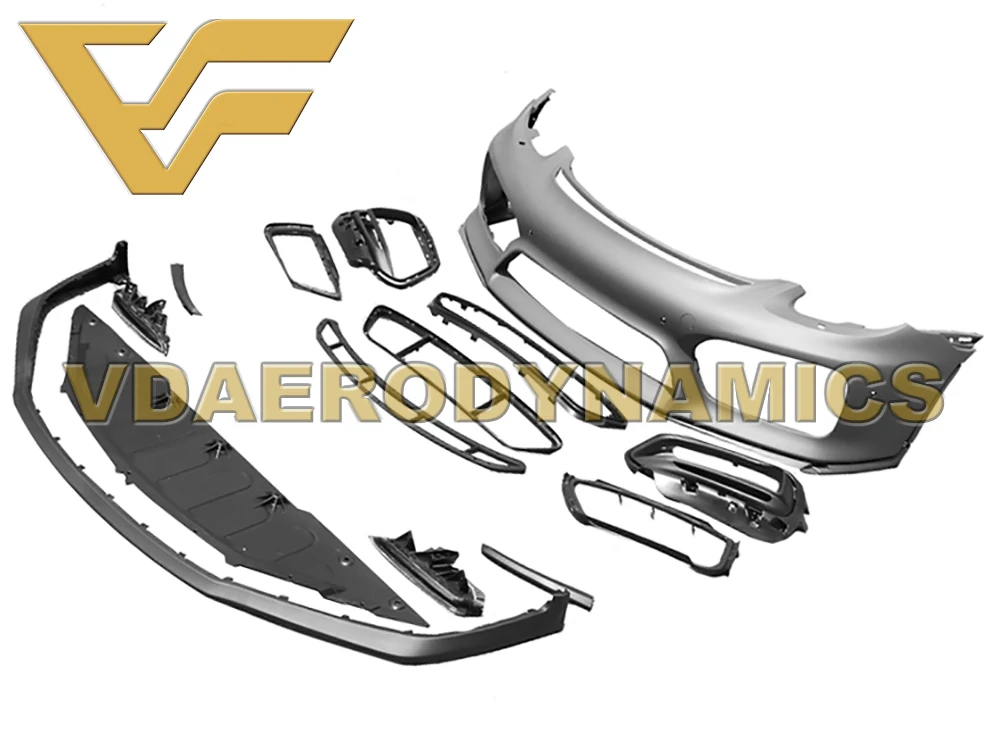 Подходит для 13-15 981 Porsche Cayman Boxster VAD-GT4 PP материал полный комплект кузова передний бампер задний диффузор для губ светодиодный светильник для бега