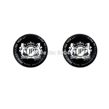 

2 x Newest 3D Car Styling Aluminum Glue Round Decal Car Metal Sticker Aluminium Custom Motor Decal for JP Junction Production