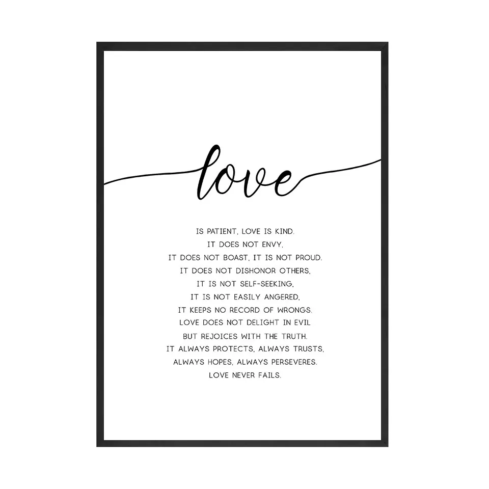 Nordic-Black-White-Shoulder-Kiss-Hand-Wall-Art-Canvas-Poster-Minimalist-Print-Love-Quotes-Painting-Picture (8)