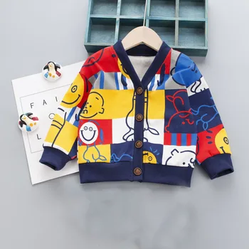 

Boys' Jacket 2020 Spring and Autumn Children's Cardigan Top