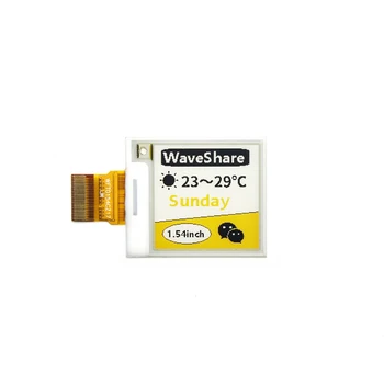 

BlueRaven 1.54inch E-Ink raw display module e-paper SPI for Raspberry Pi/STM32 yellow black white three-color display