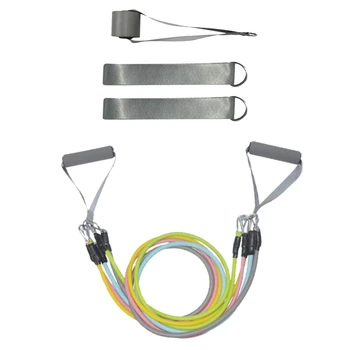 

HOT-Resistance Bands Set Exercise Bands Portable Home Gym Accessories Stackable Up Perfect Muscle Builder