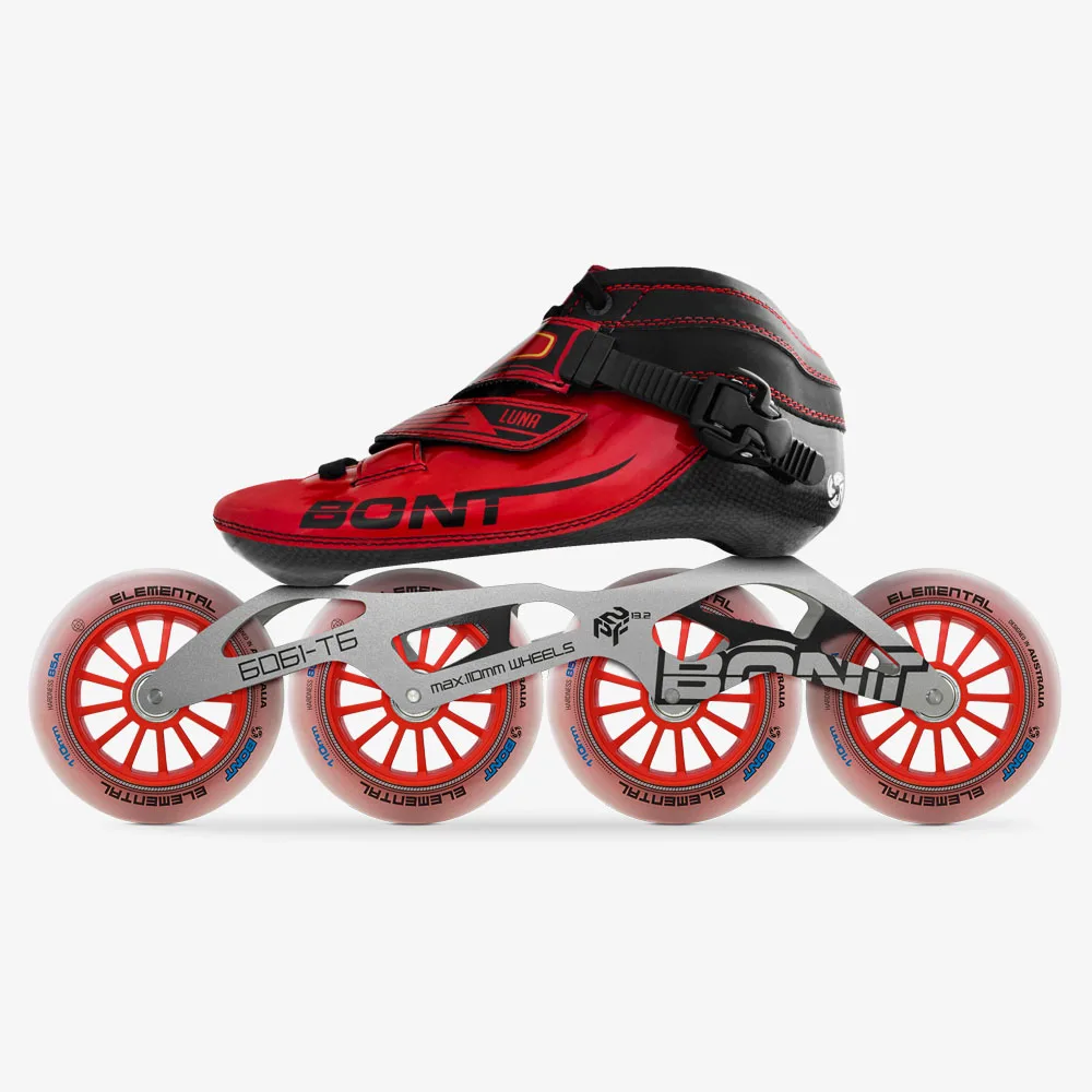 BONT LUNA 2PT роликовое Катание на коньках ботинки s скоростное Катание на коньках ботинки гоночные коньки скоростные роликовые коньки