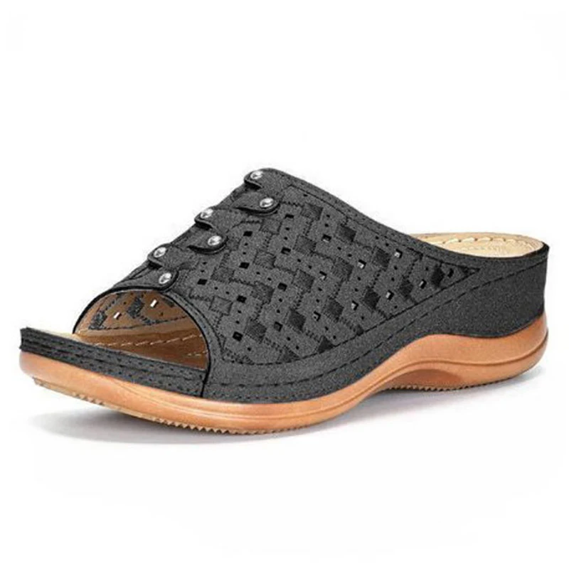Women Sandals Summer Wedge Heels Plus Size Flip Flops