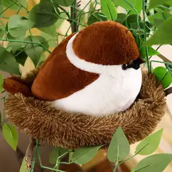 2019 оригинальная имитация плода киви птица плюшевая игрушка милая Воробей игрушечная птичка киви для детей подарок на день рождения