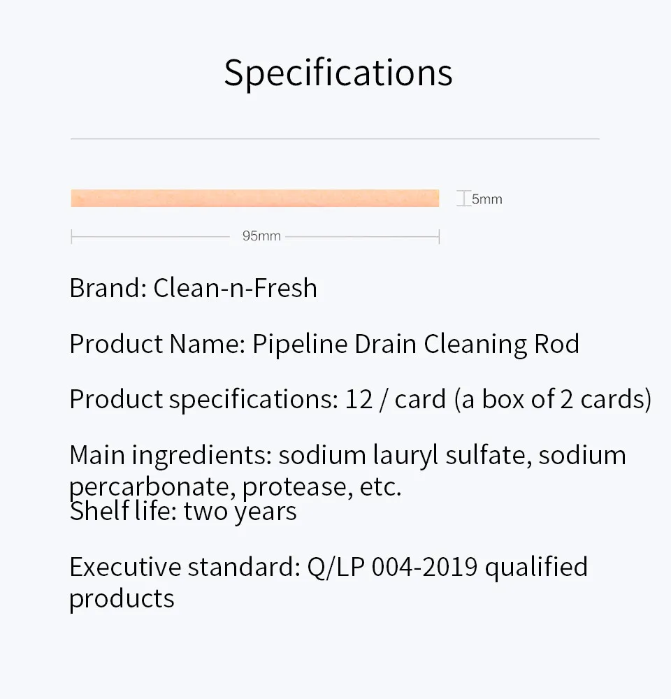 Xiaomi Youpin Clean-n-Fresh Очиститель канализации дноуглубляющий трубопровод растворяет пятна труб бактериостатез и дезодорирование