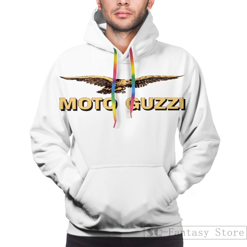 Мужские толстовки, свитшоты для женщин забавные moto guzzi(2) с принтом Повседневная Толстовка с капюшоном Streatwear