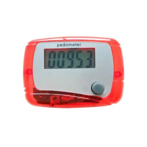 Mini LCD Pedometer PERZOE Portable Digital Pedometer with Clip Accurate Step Counter Meter for Sports Walking Running 
