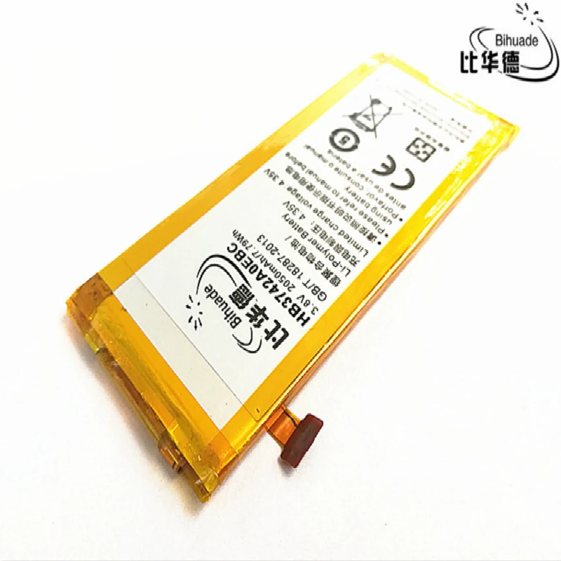 1 шт./лот 2050 мАч HB3742A0EBC батарея сотового телефона Ascend P6 P6-U06 p6-c00/Ascend G6 G620 G621 G620s G630 |