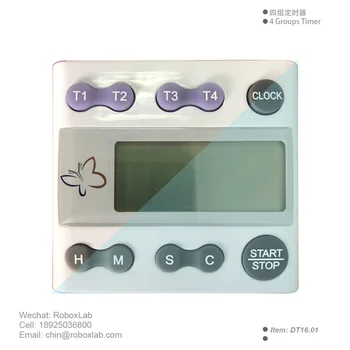 

4 Groups Timer, 4 channel Timer, Kitchen Timer, Count Down Timer