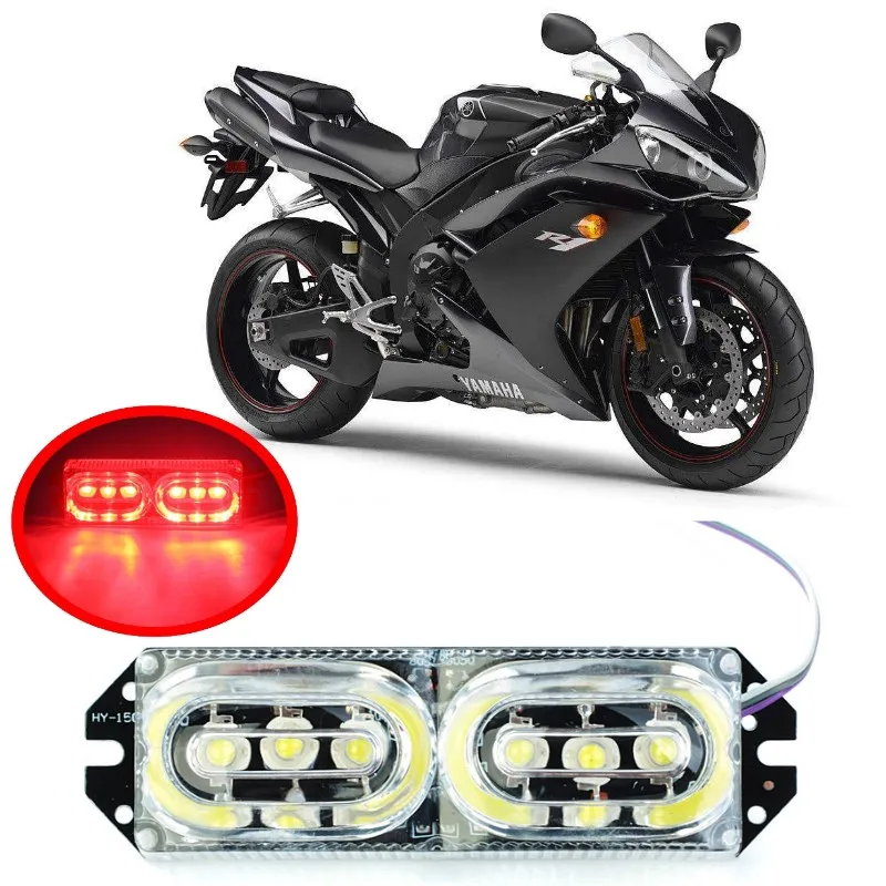 

Motocycle styling Led license flash light Motorcycle DRL Daytime running strobe lamp Rear frame 3rd Third brake warning taillight