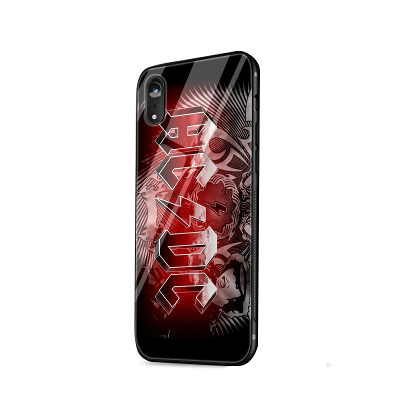 Desxz Ac Dc черный лед тяжелый металл музыка ТПУ чехол для iPhone XR X XS Max 5 5S 6 6s 7 8 Plus