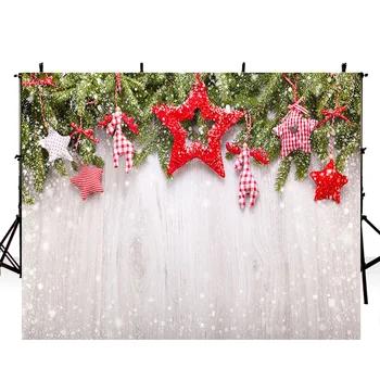 

2020 wooden photo backdrop snowflake photography background Christmas theme photo booth props Merry Xmas backdrops