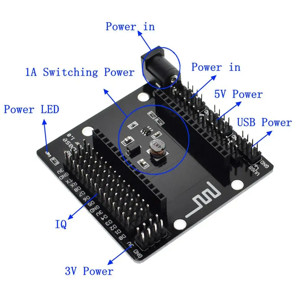 ESP8266 wifi макетная плата расширительный щит макетная плата для самостоятельного тестирования для nodemcu Lua V3 XTW